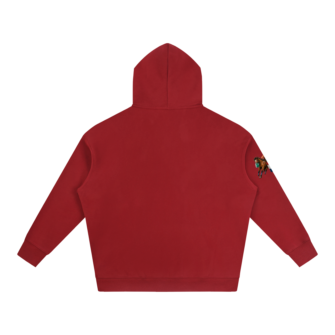 CLEAN IT UP Oversize Fleeced Hoodie