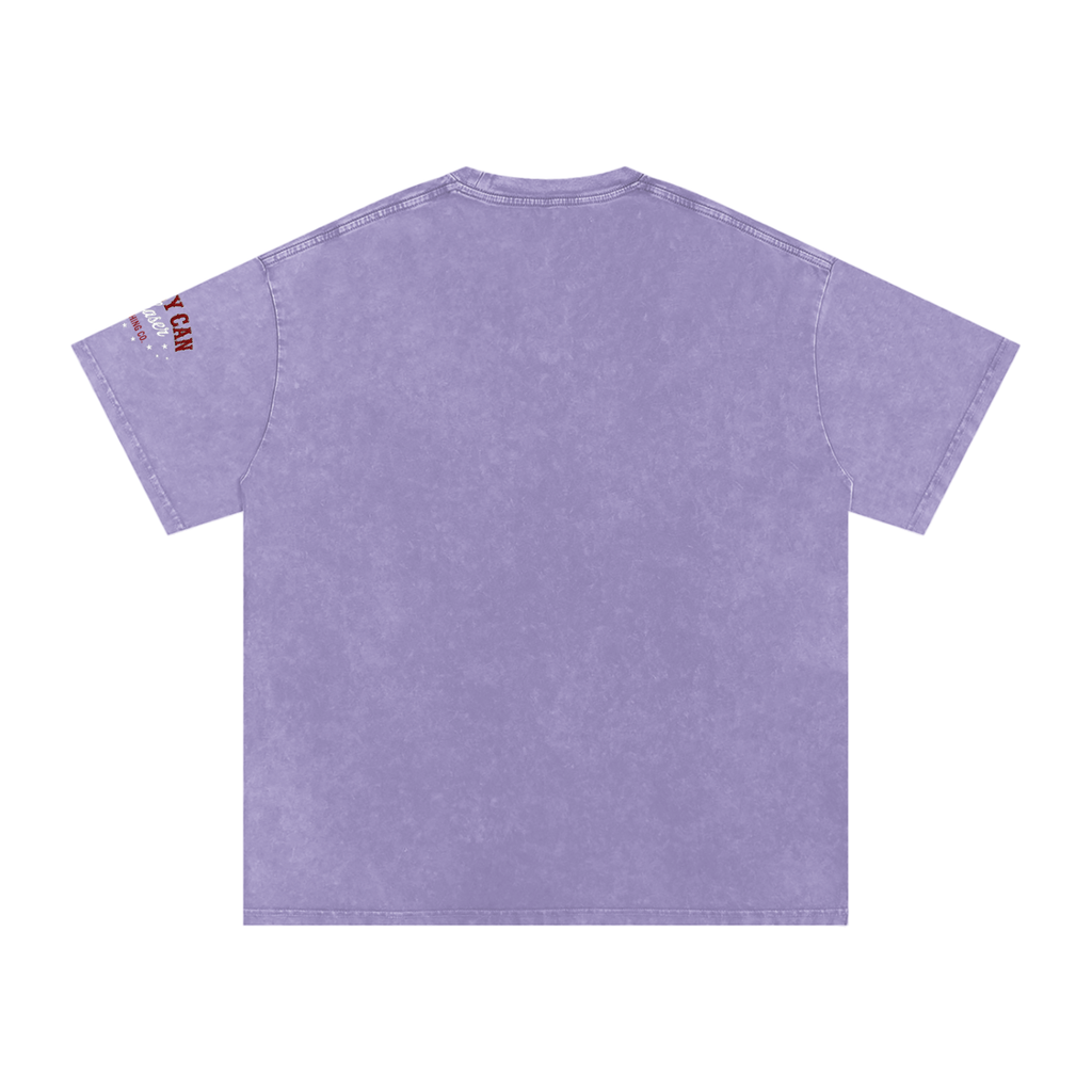 Barrel Betty Snow Washed Oversized Cotton T-Shirt