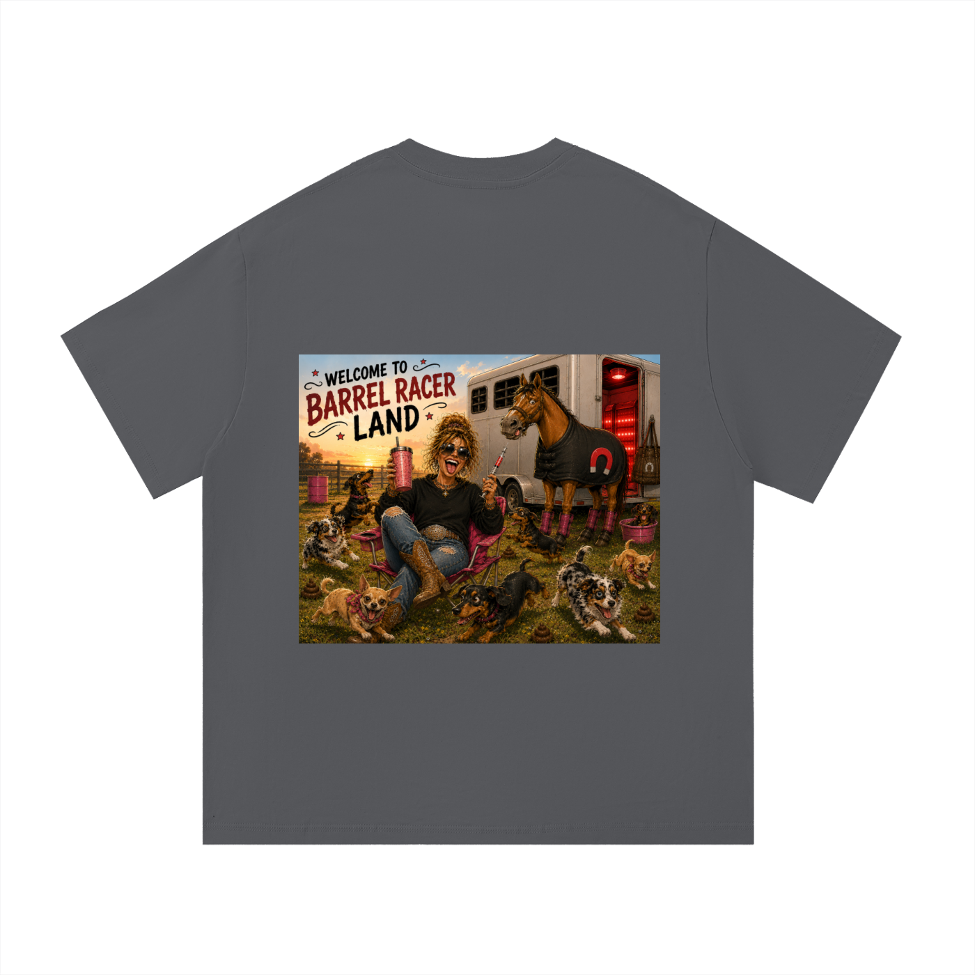 Barrel Racer Cotton T-Shirt