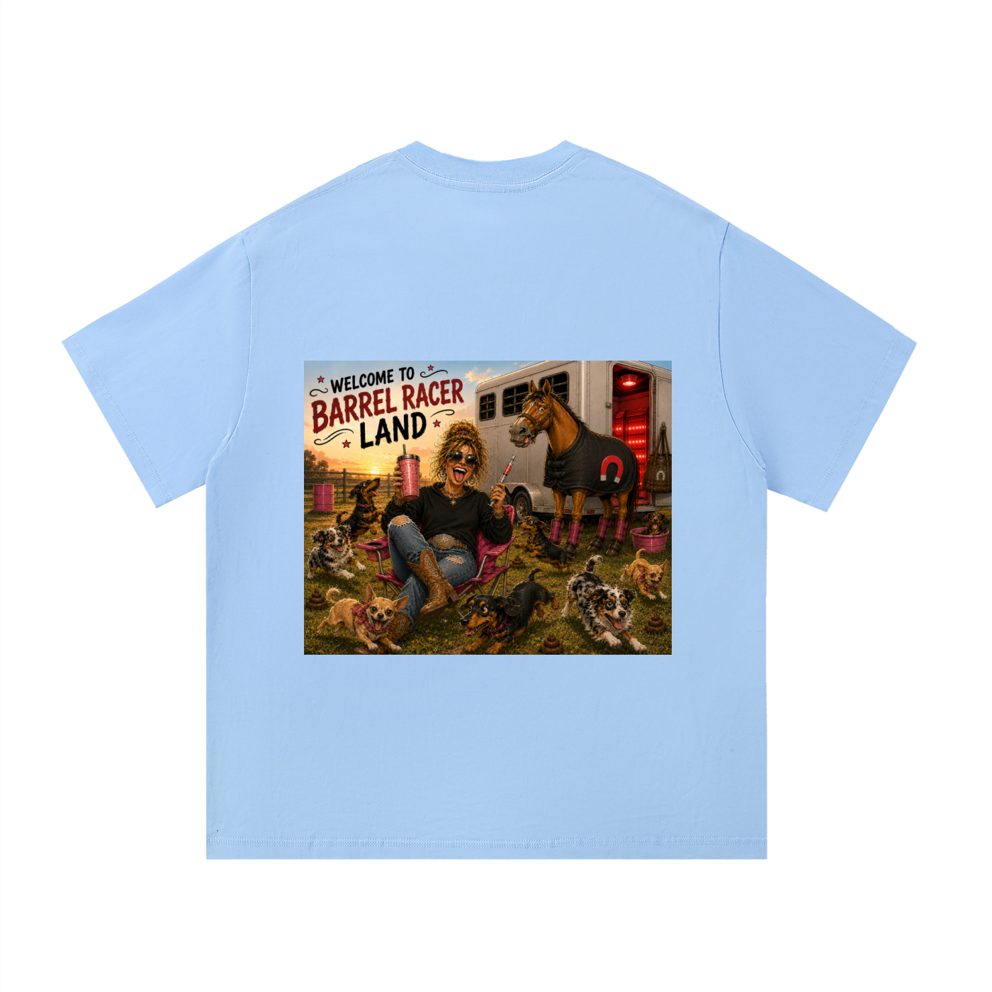 Barrel Racer Cotton T-Shirt