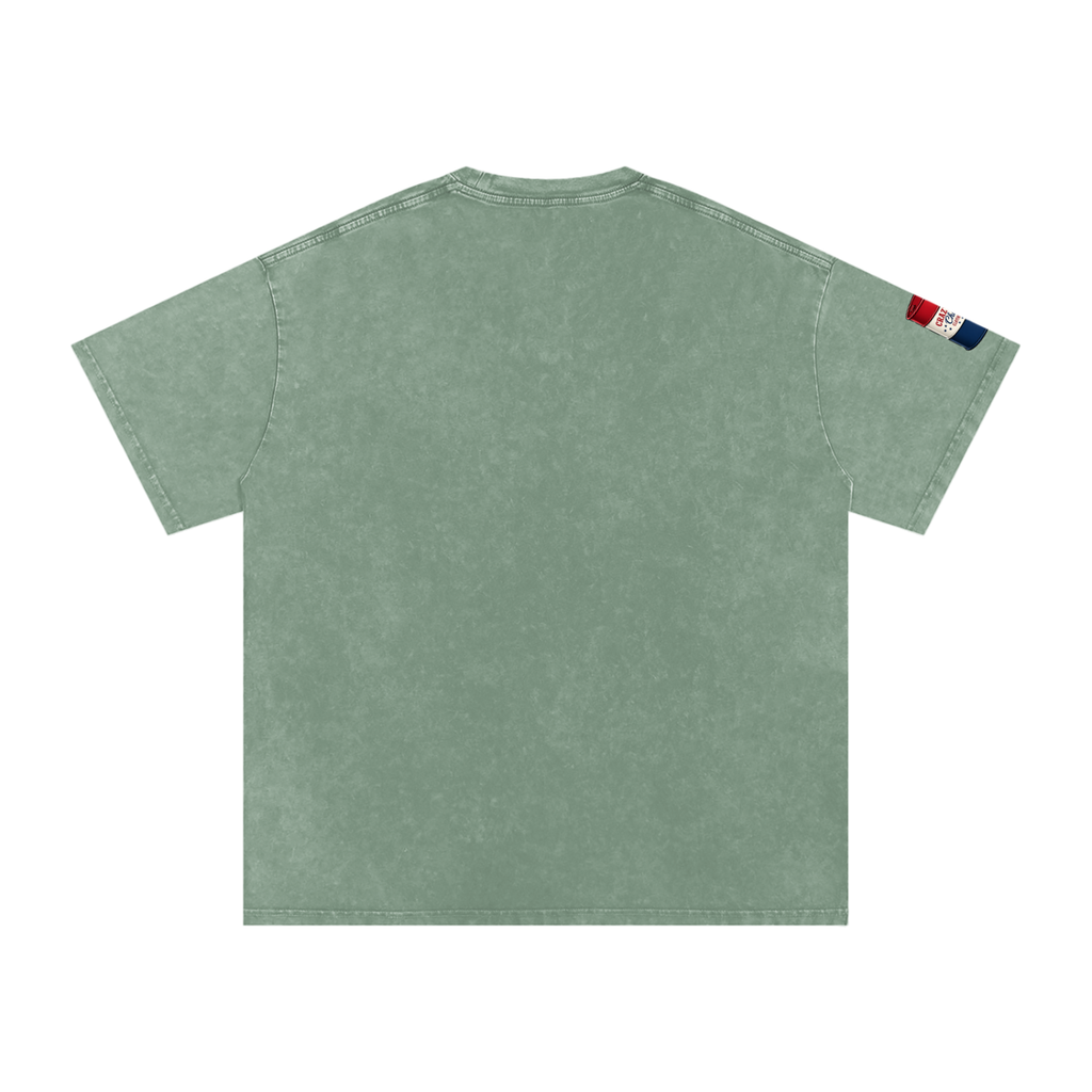 That's Weird Snow Washed Oversized Cotton T-Shirt