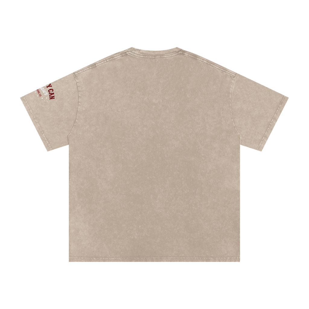 Barrel Betty Snow Washed Oversized Cotton T-Shirt