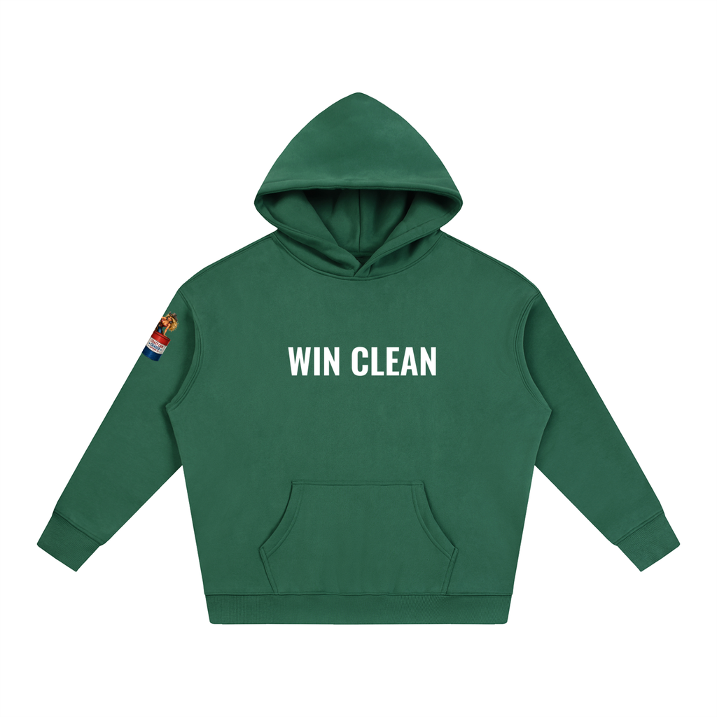 WIN CLEAN Oversize Fleeced Hoodie