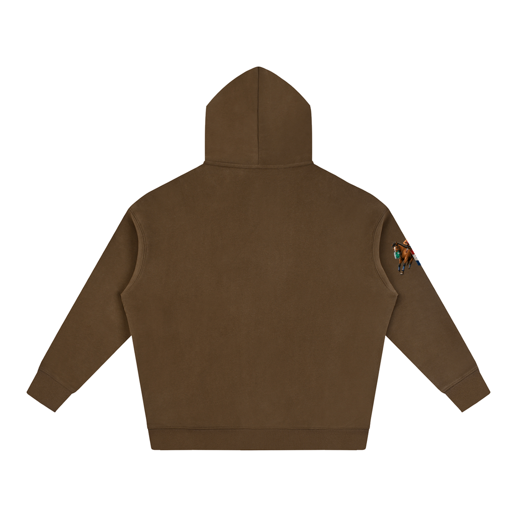 CLEAN IT UP Oversize Fleeced Hoodie