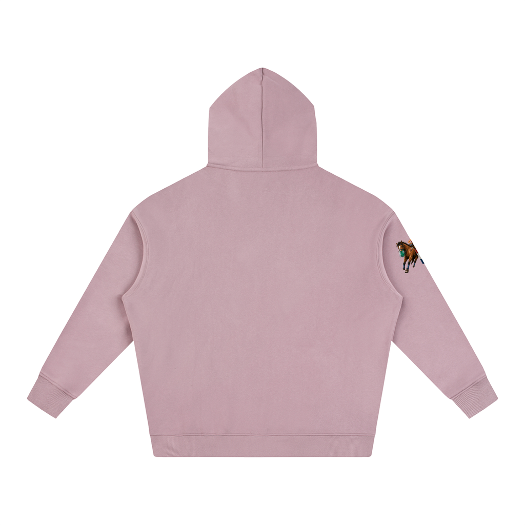 FAST HORSE Oversize Fleeced Hoodie