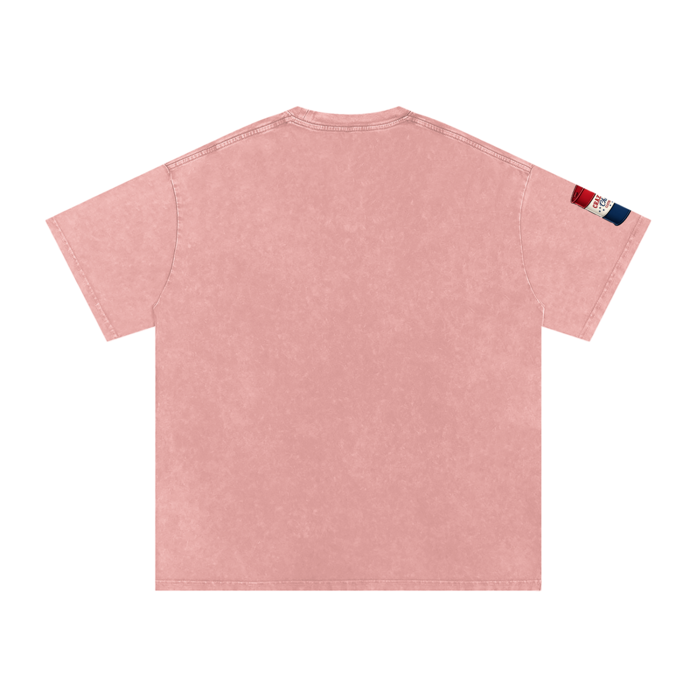 LOOK WHO Snow Washed Oversized Cotton T-Shirt