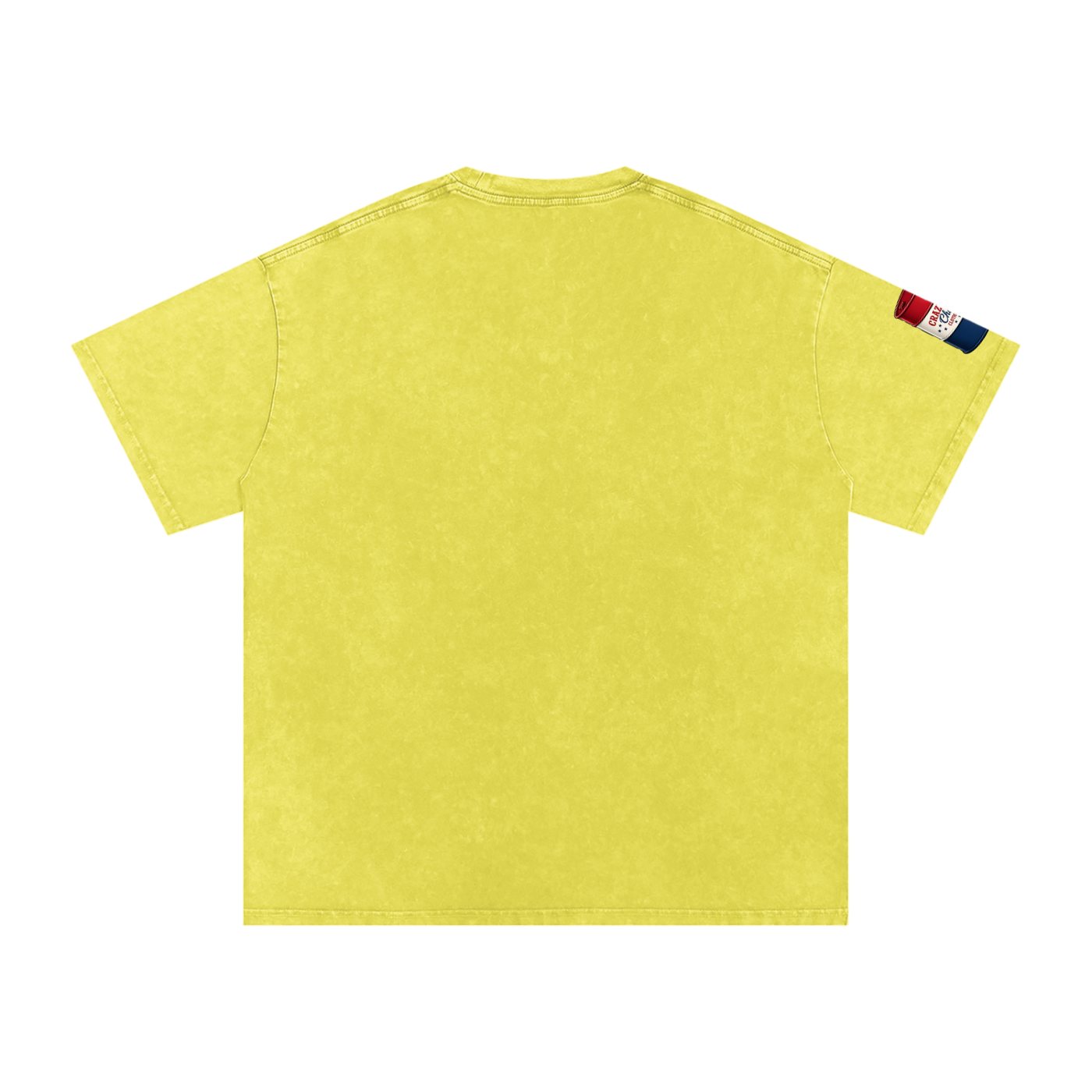 LOOK WHO Snow Washed Oversized Cotton T-Shirt