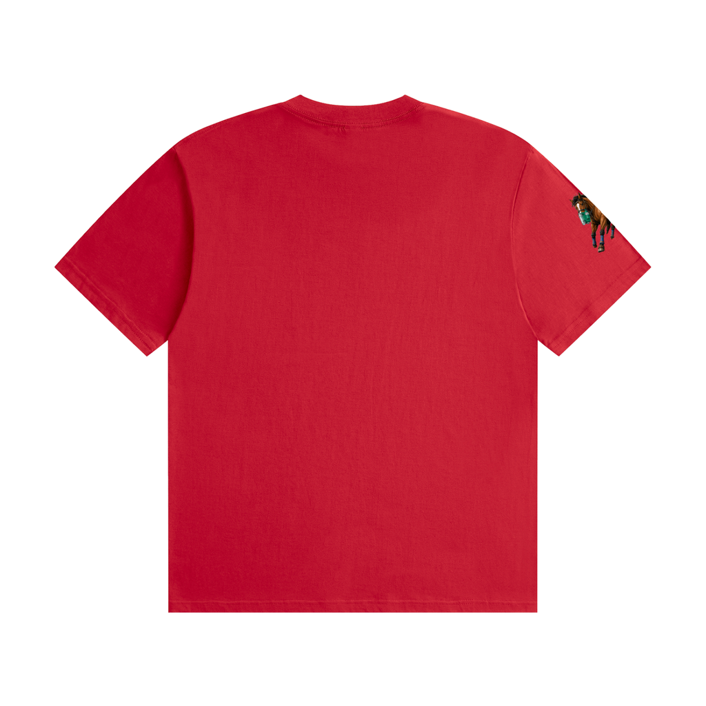 FAST HORSE Unisex Seamless Cotton T-Shirt