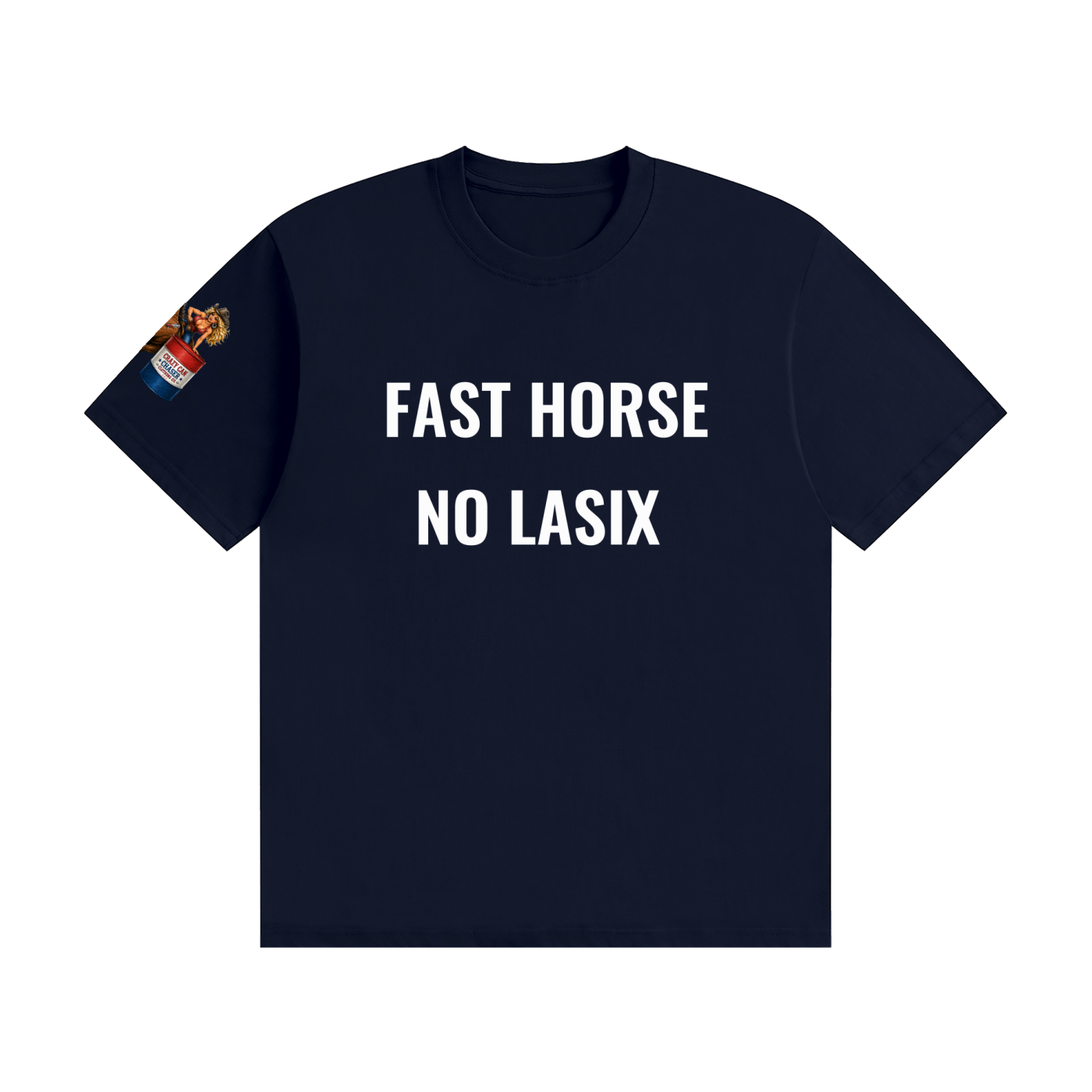 FAST HORSE Unisex Seamless Cotton T-Shirt