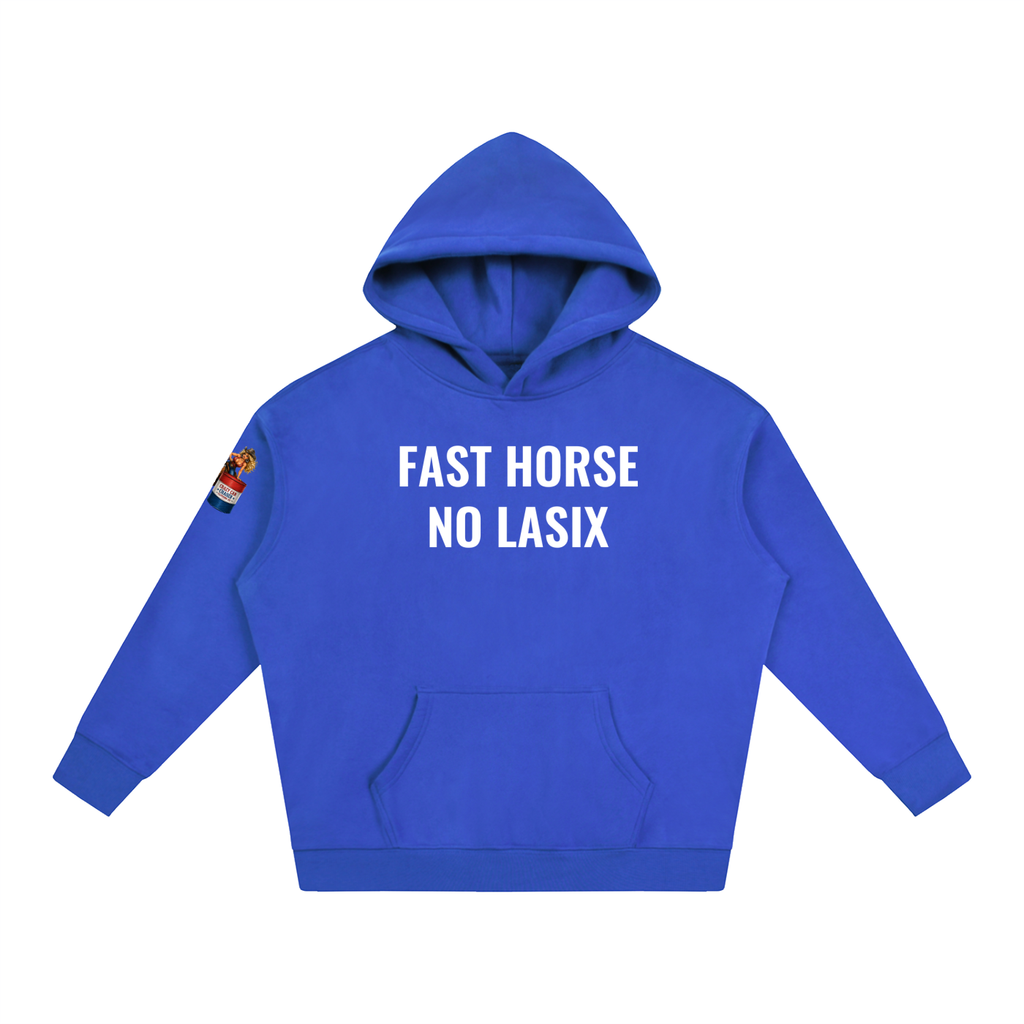 FAST HORSE Oversize Fleeced Hoodie