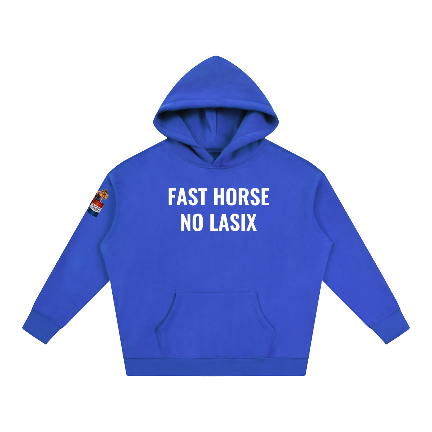 FAST HORSE Oversize Fleeced Hoodie