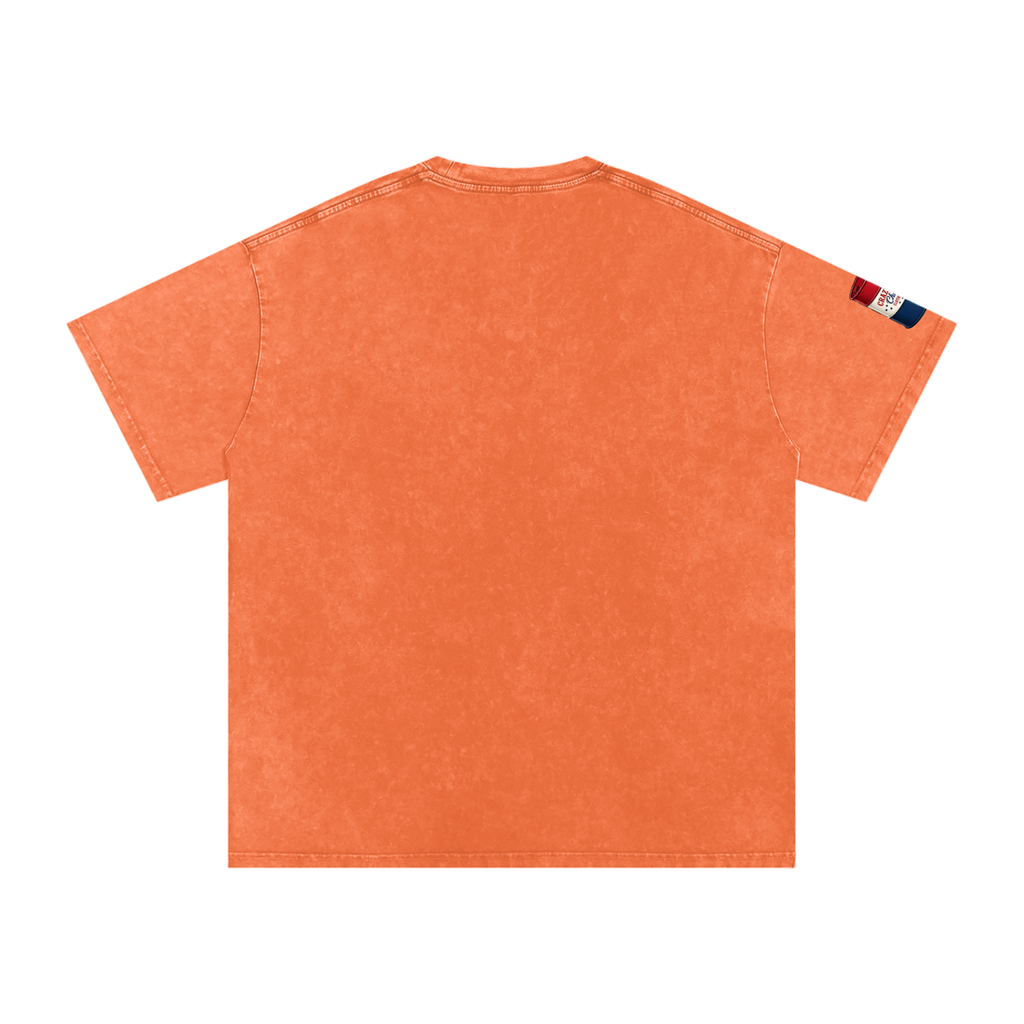 That's Weird Snow Washed Oversized Cotton T-Shirt