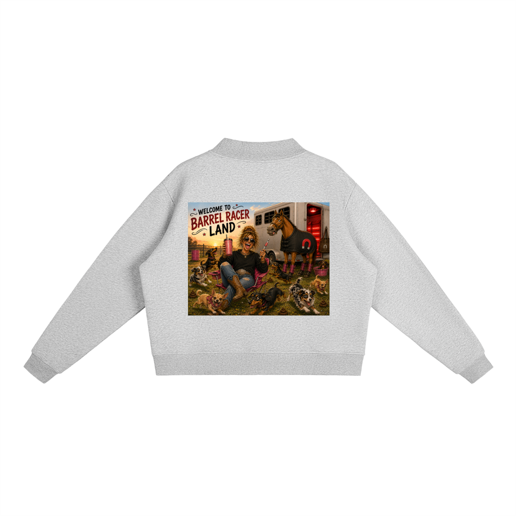 CCC Essential Fleece Mock-Neck Crew Sweatshirt