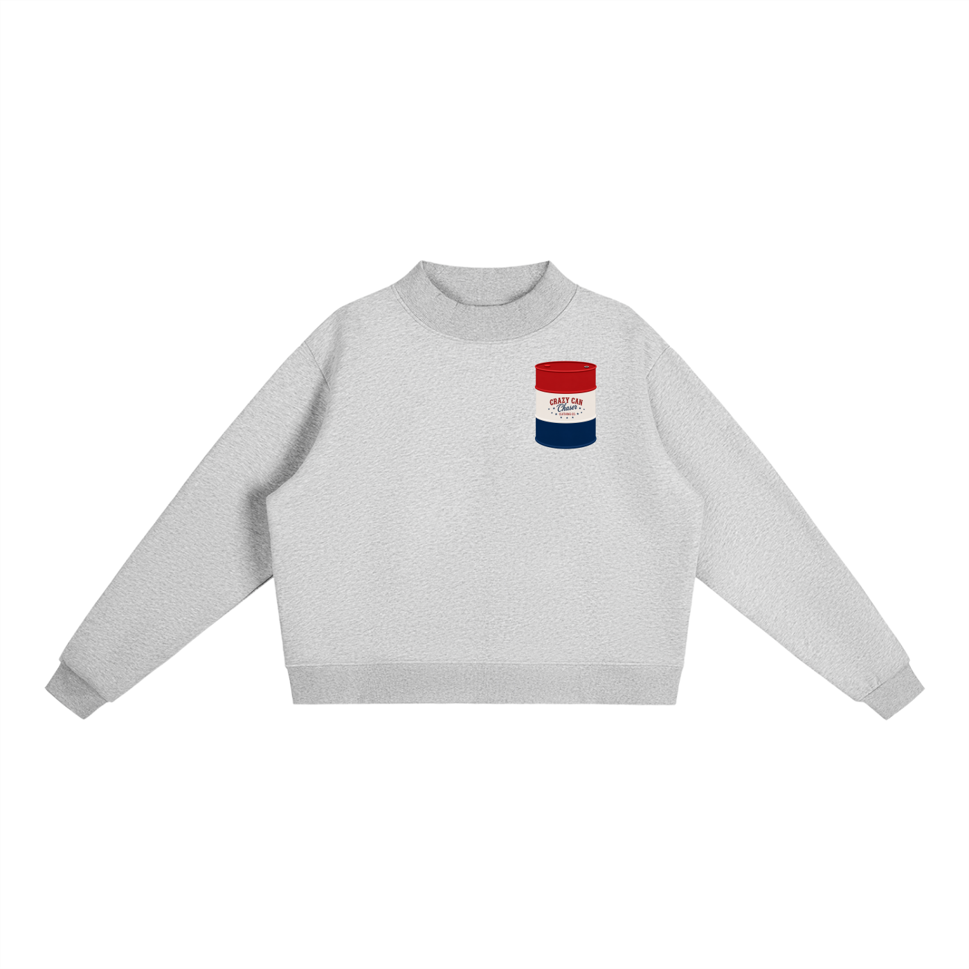 Barrel Racer Betty Mock-Neck Crew Sweatshirt