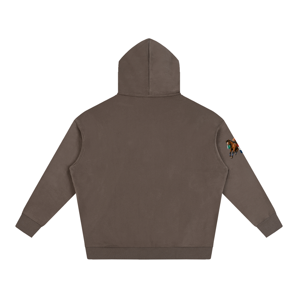 CLEAN IT UP Oversize Fleeced Hoodie