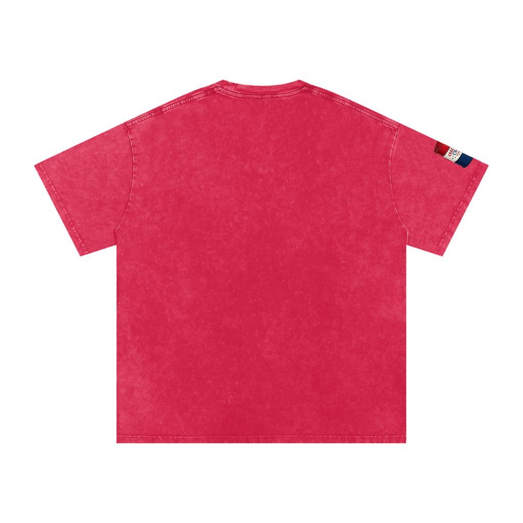 That's Weird Snow Washed Oversized Cotton T-Shirt