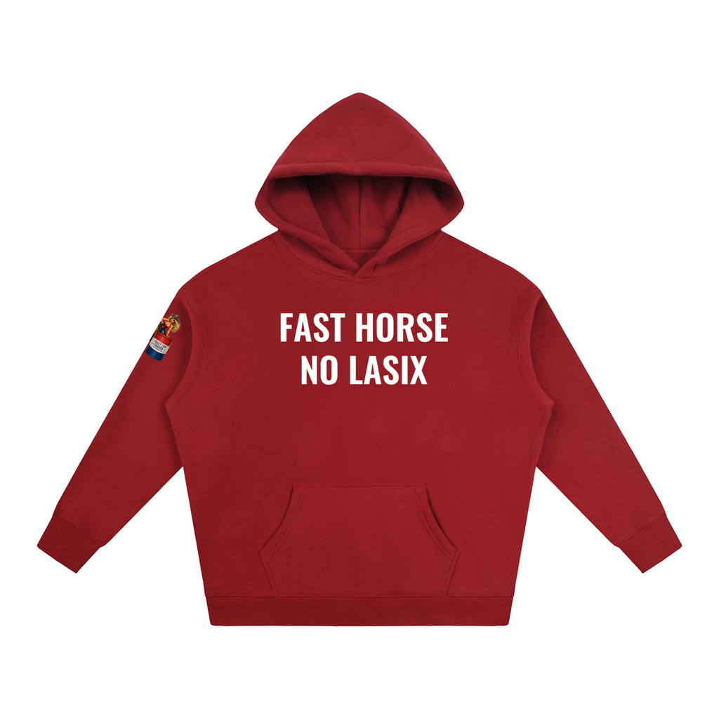 FAST HORSE Oversize Fleeced Hoodie