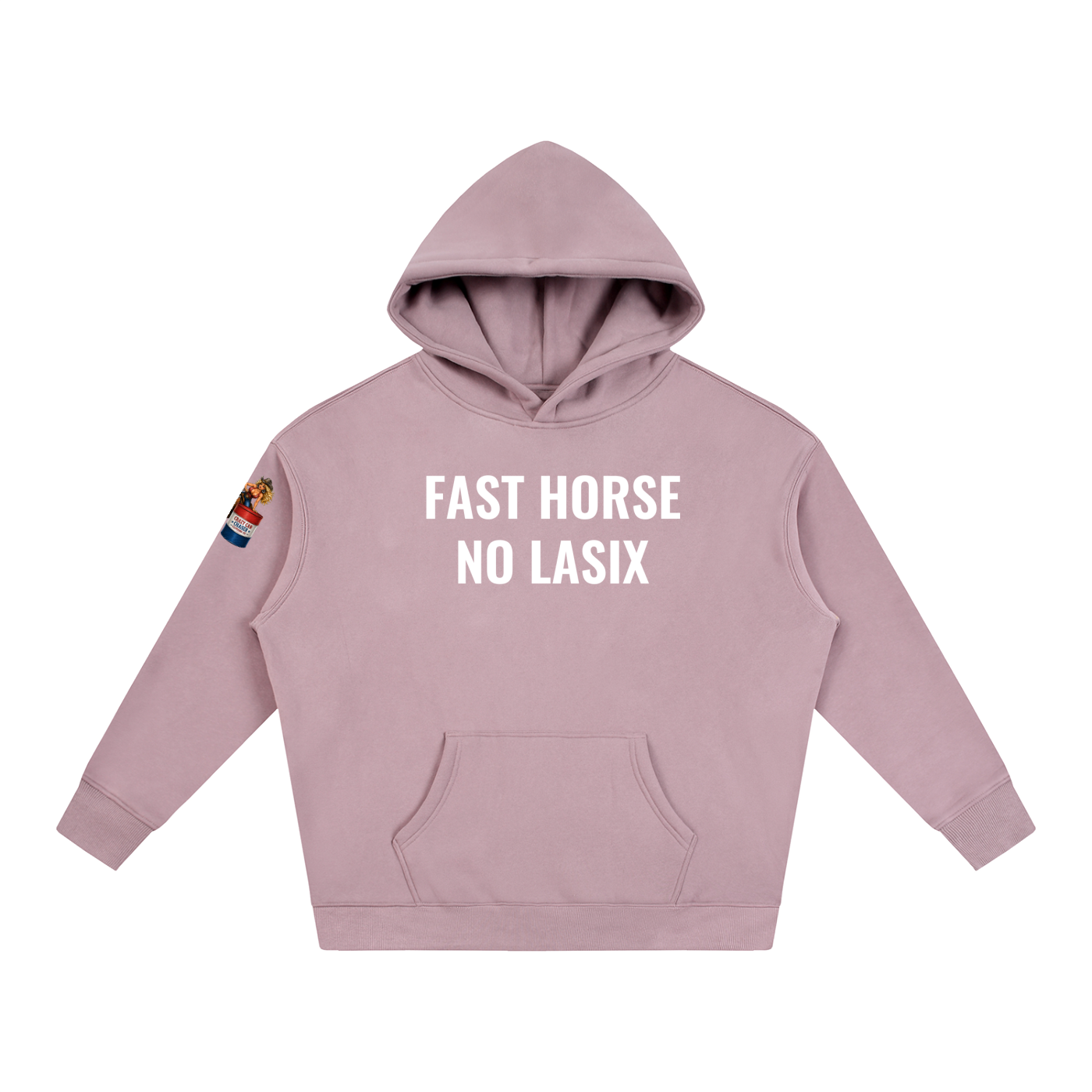 FAST HORSE Oversize Fleeced Hoodie