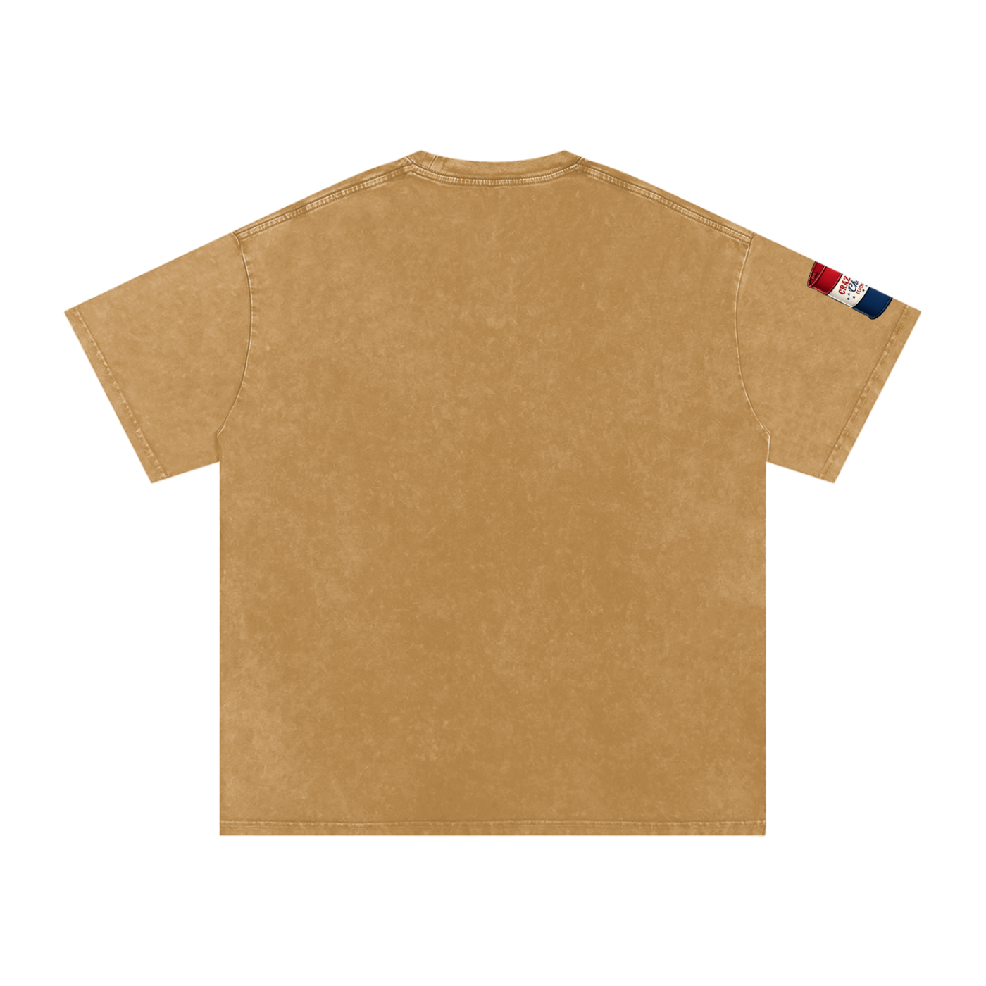 LOOK WHO Snow Washed Oversized Cotton T-Shirt