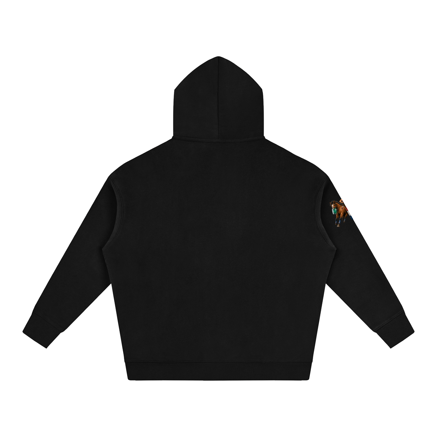 FAST HORSE Oversize Fleeced Hoodie