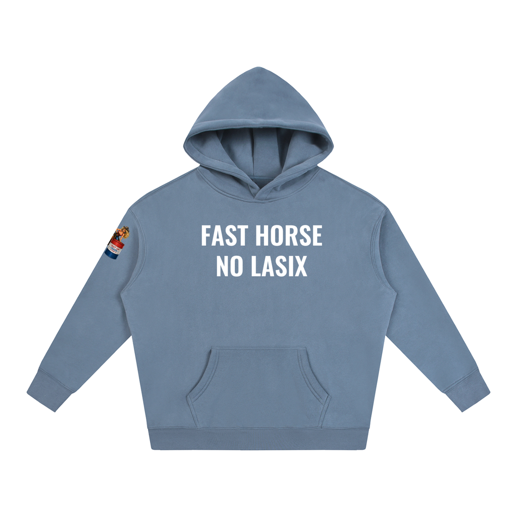 FAST HORSE Oversize Fleeced Hoodie