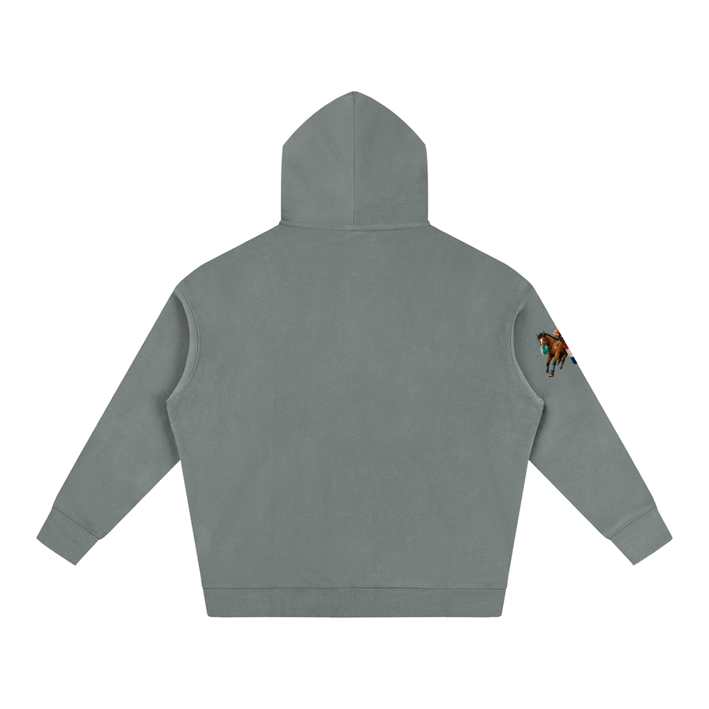 CLEAN IT UP Oversize Fleeced Hoodie
