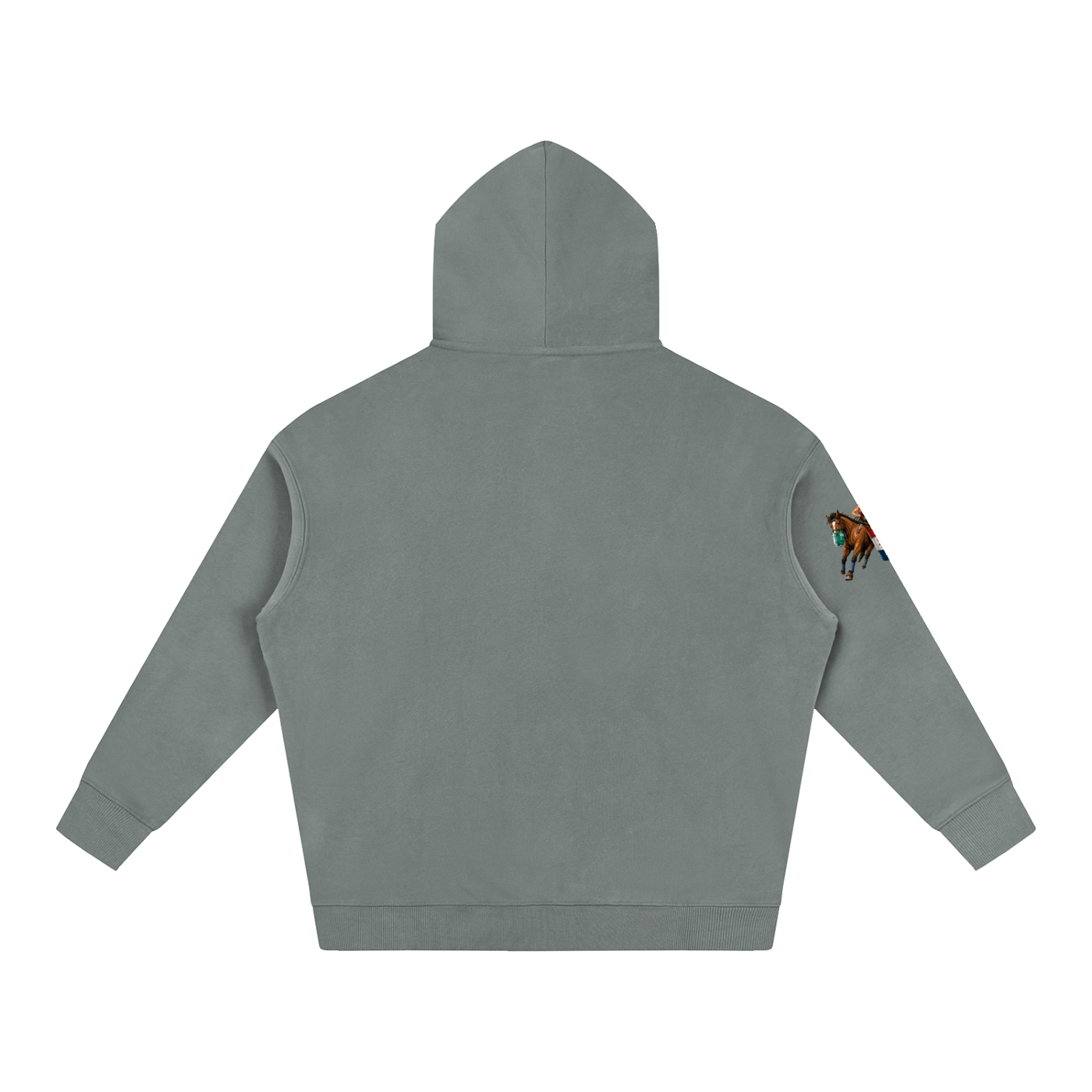 CLEAN IT UP Oversize Fleeced Hoodie