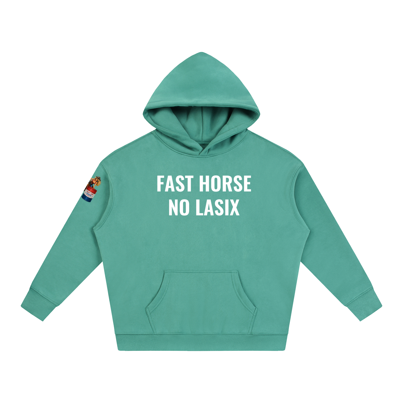 FAST HORSE Oversize Fleeced Hoodie
