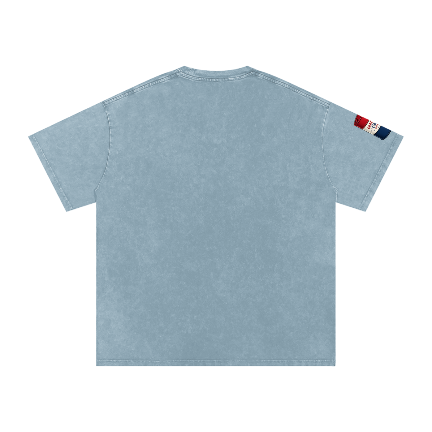 LOOK WHO Snow Washed Oversized Cotton T-Shirt
