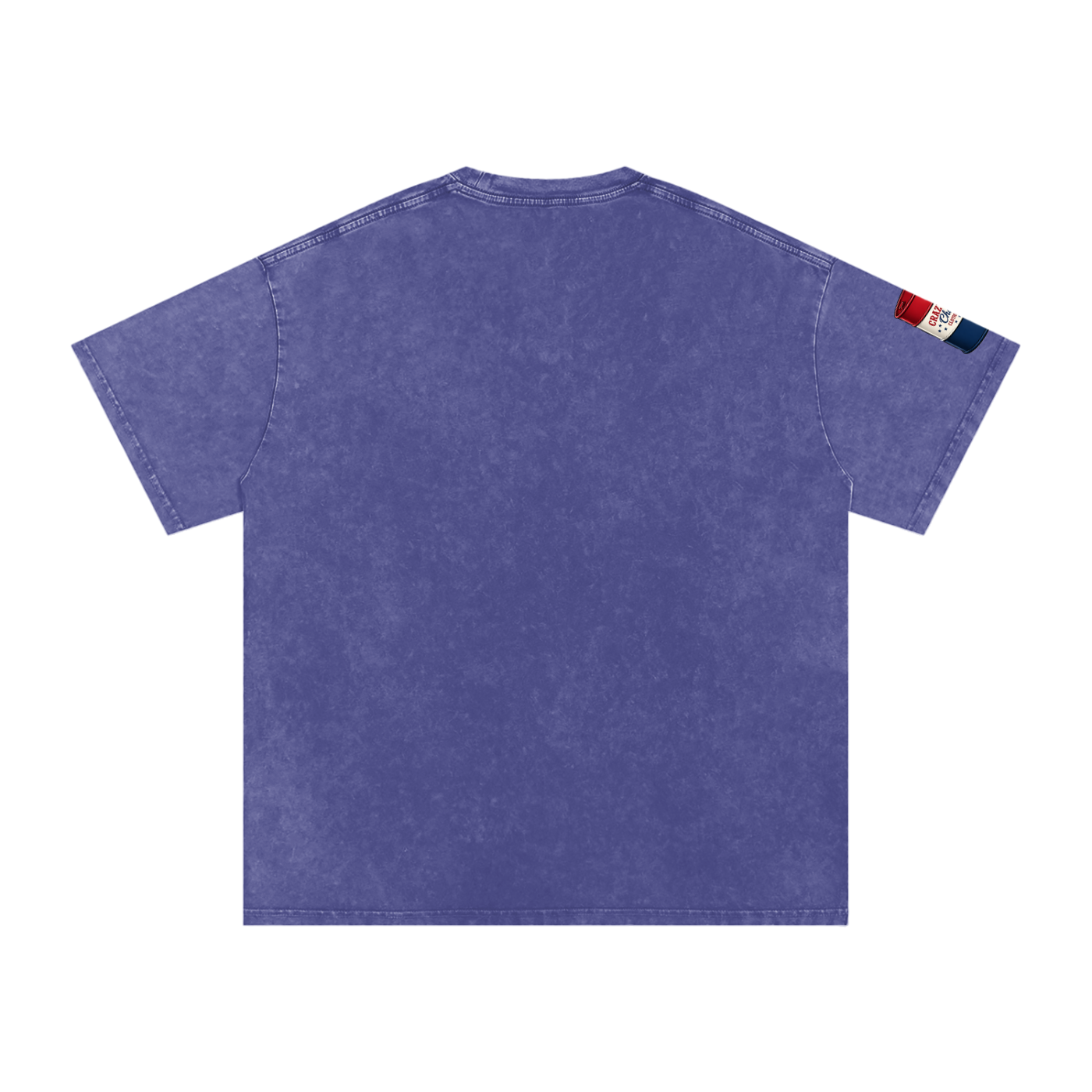 LOOK WHO Snow Washed Oversized Cotton T-Shirt