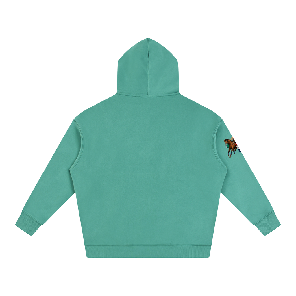 CLEAN IT UP Oversize Fleeced Hoodie