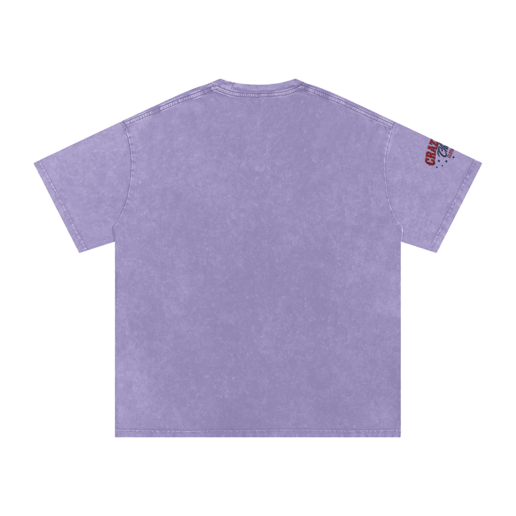 LIKE A BARREL HORSE Snow Washed Oversized Cotton T-Shirt