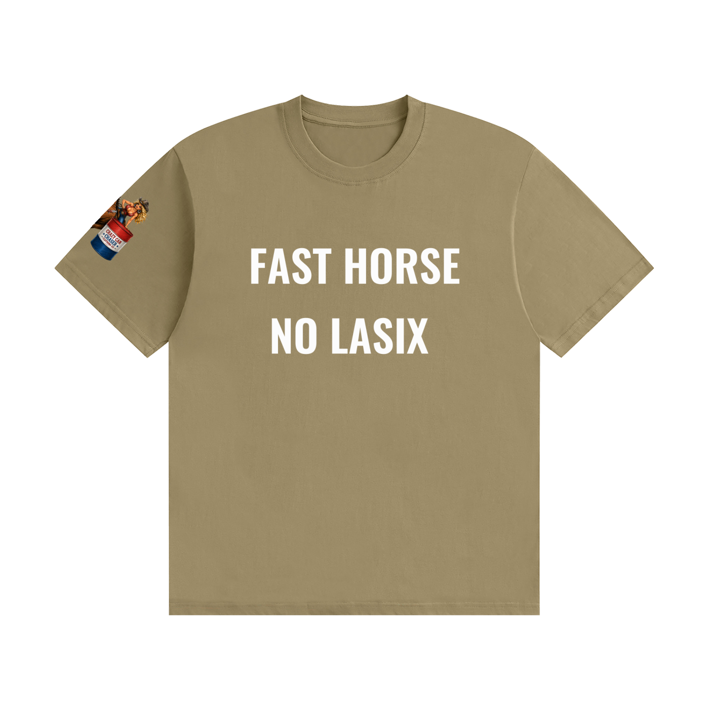 FAST HORSE Unisex Seamless Cotton T-Shirt