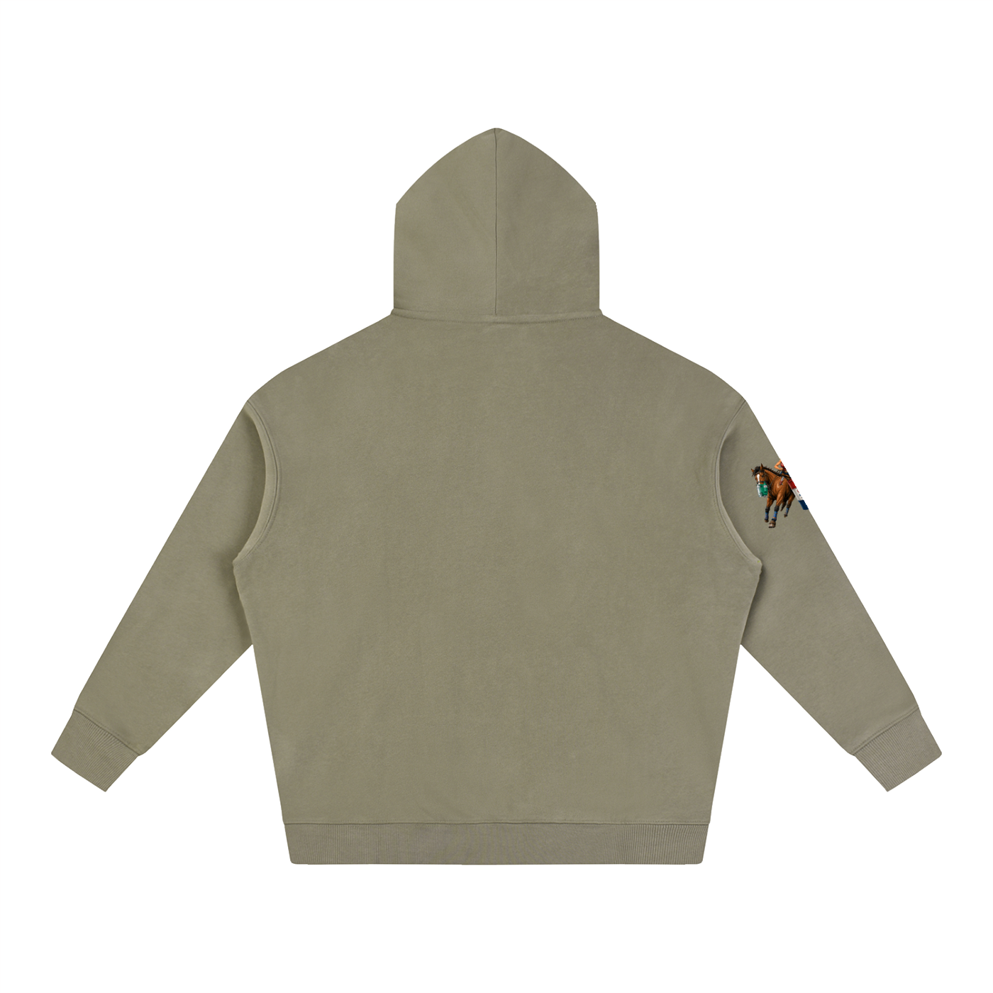 CLEAN IT UP Oversize Fleeced Hoodie