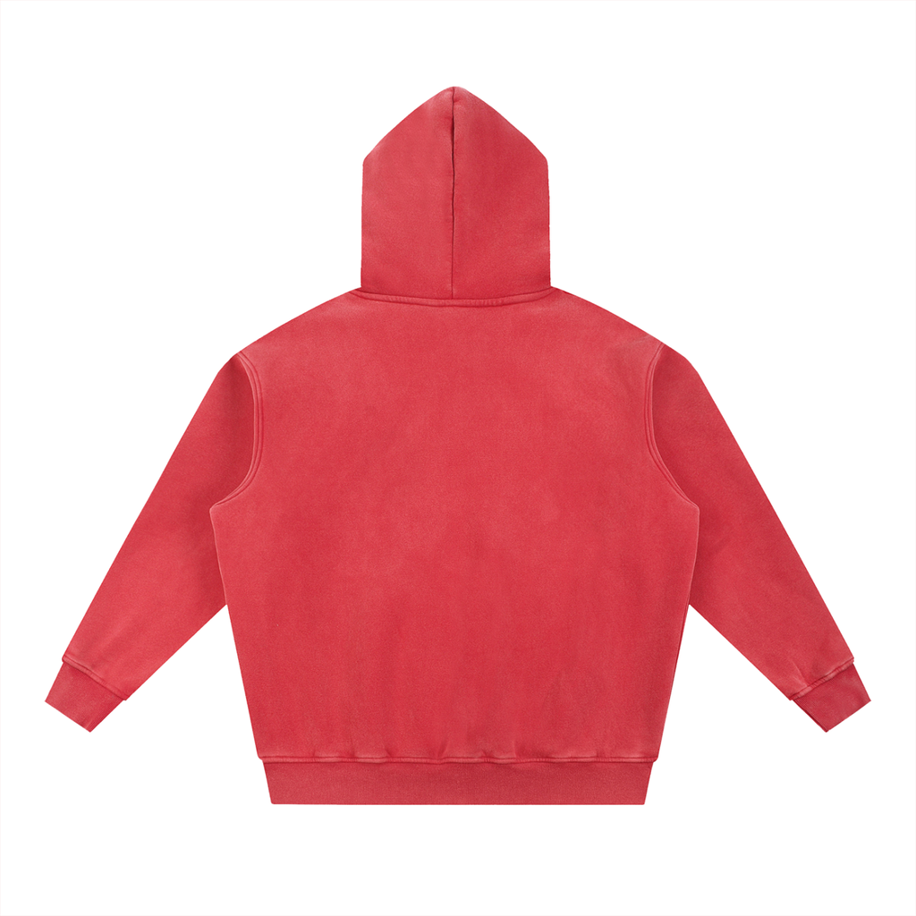Ask Me How Fast Snow Wash Fleece Oversize Hoodie