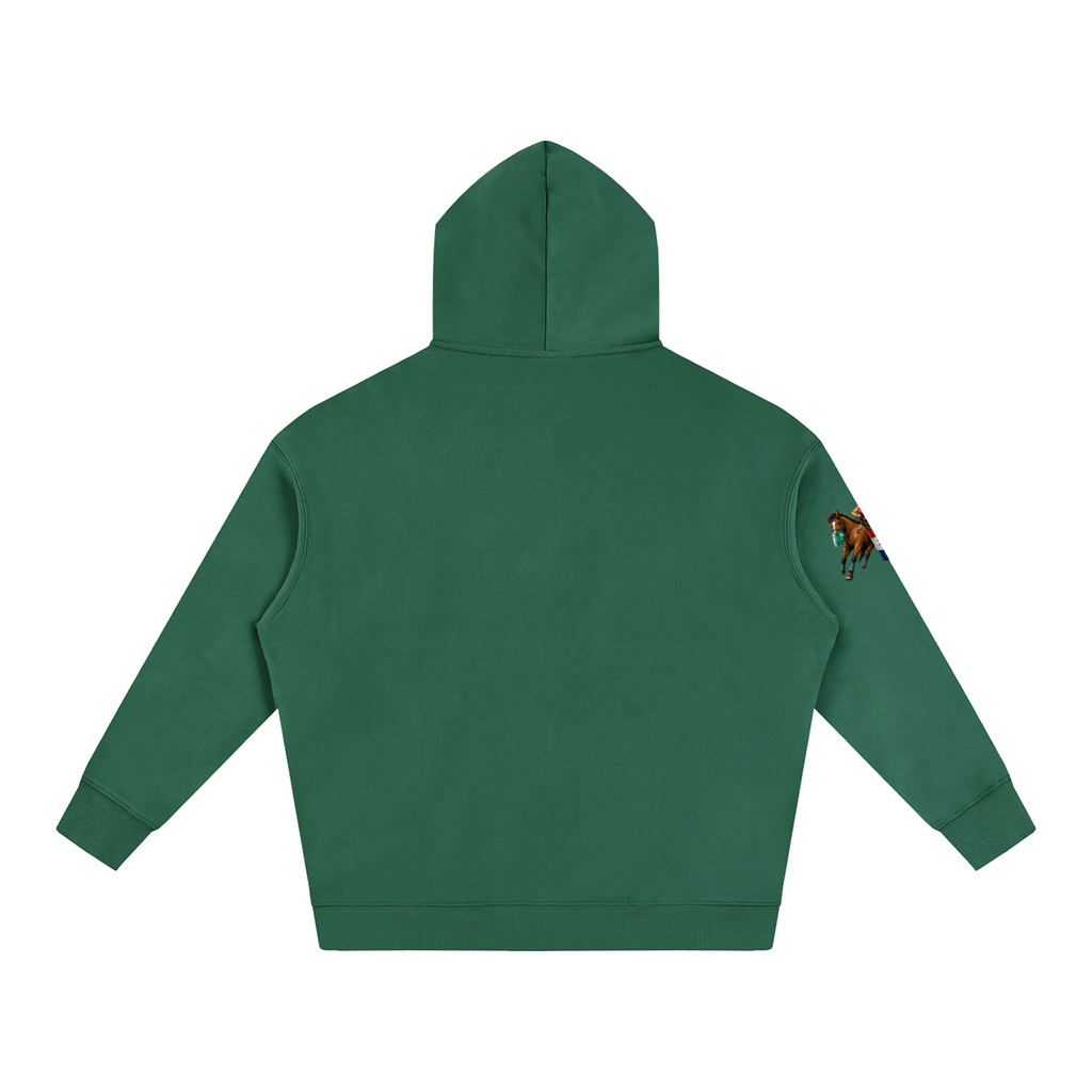 CLEAN IT UP Oversize Fleeced Hoodie