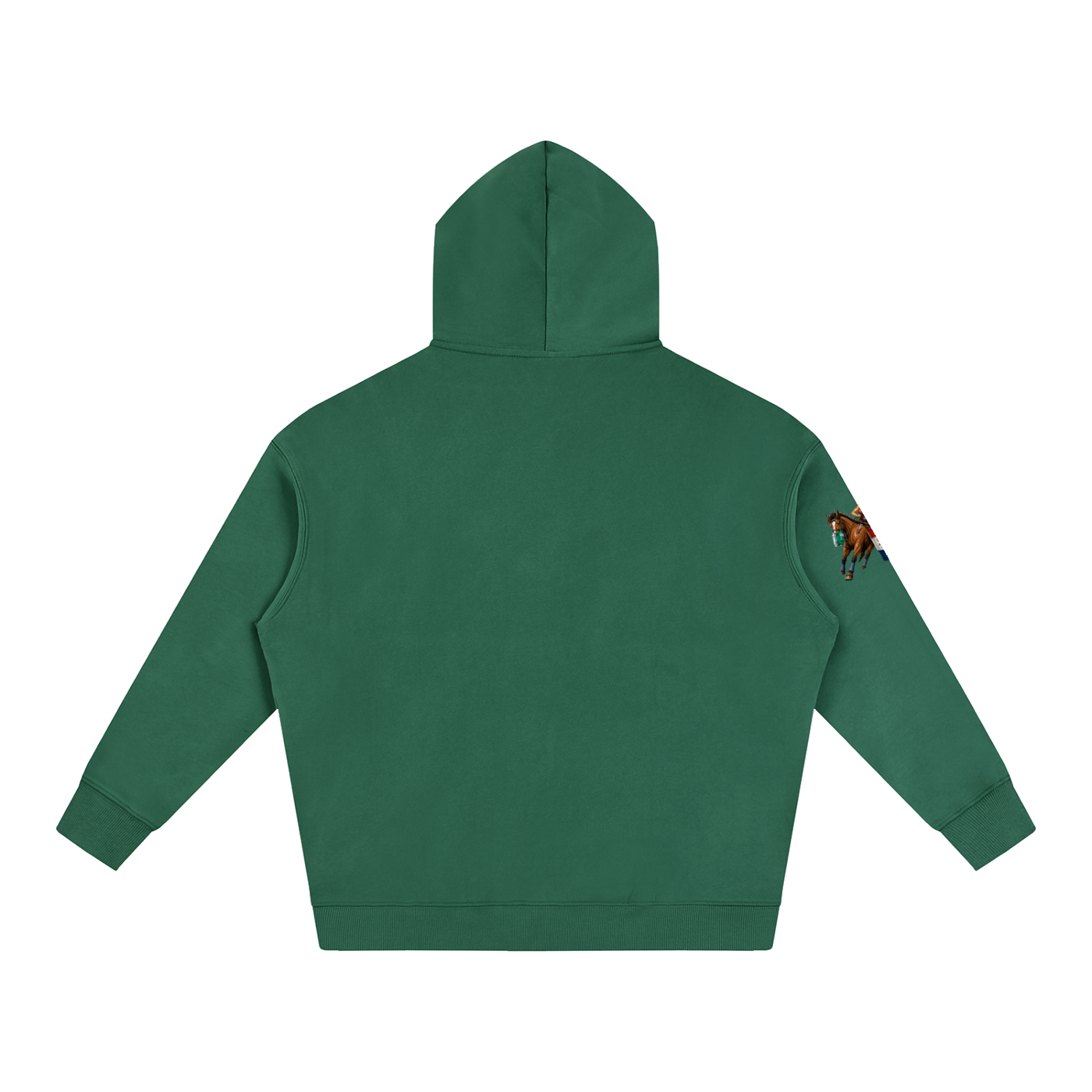 CLEAN IT UP Oversize Fleeced Hoodie