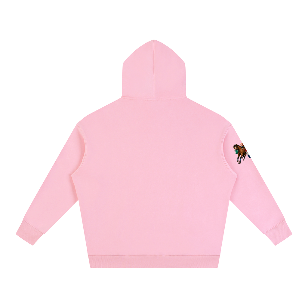 CLEAN IT UP Oversize Fleeced Hoodie