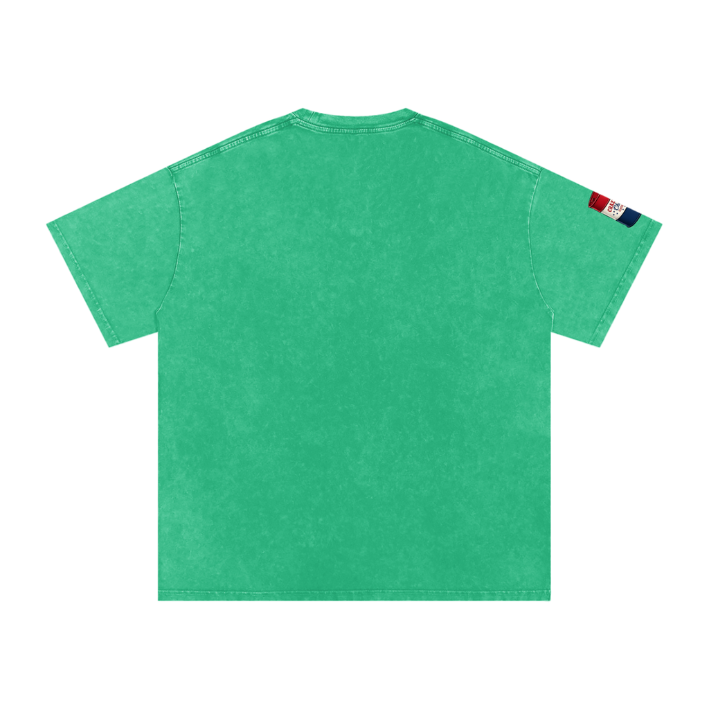 That's Weird Snow Washed Oversized Cotton T-Shirt