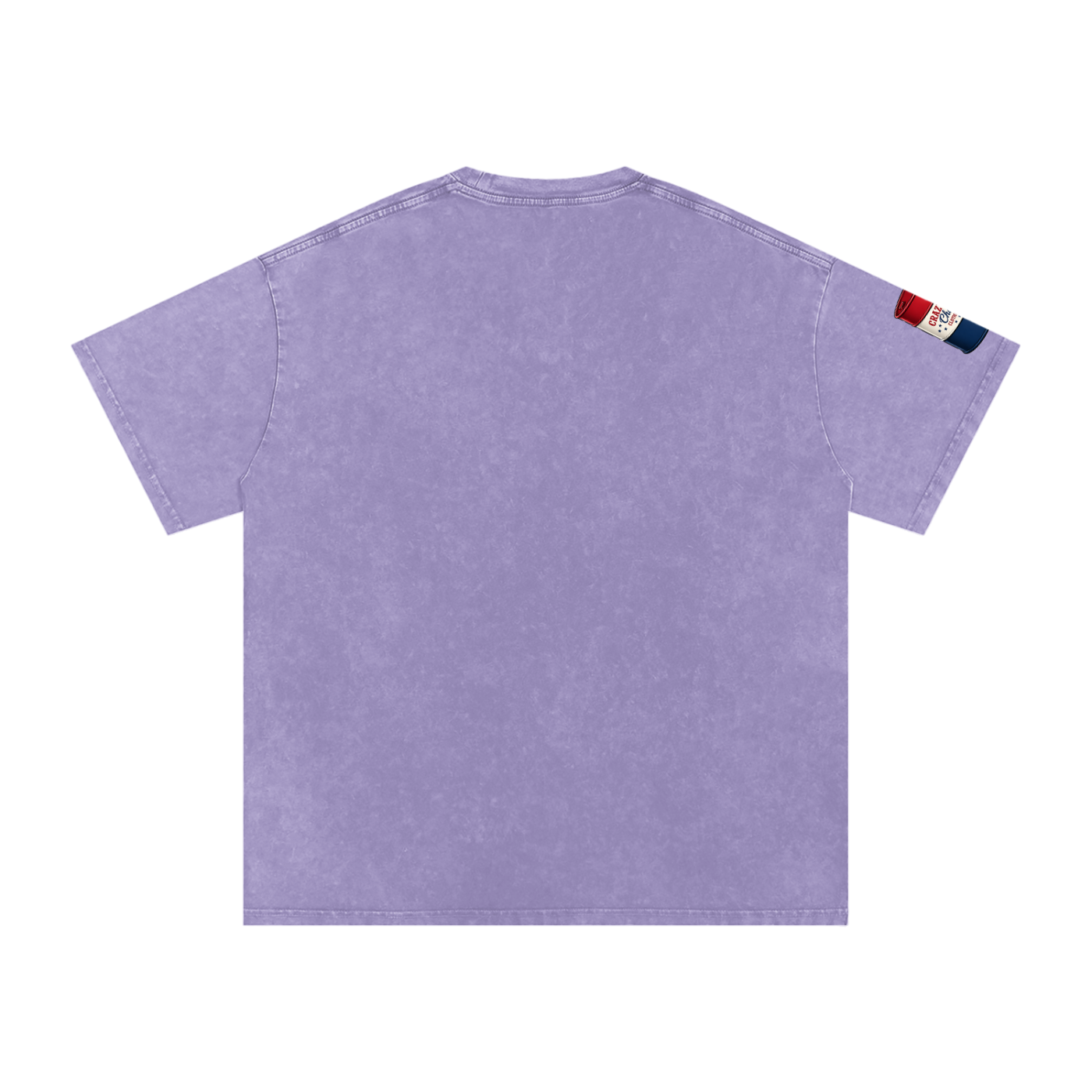 LOOK WHO Snow Washed Oversized Cotton T-Shirt