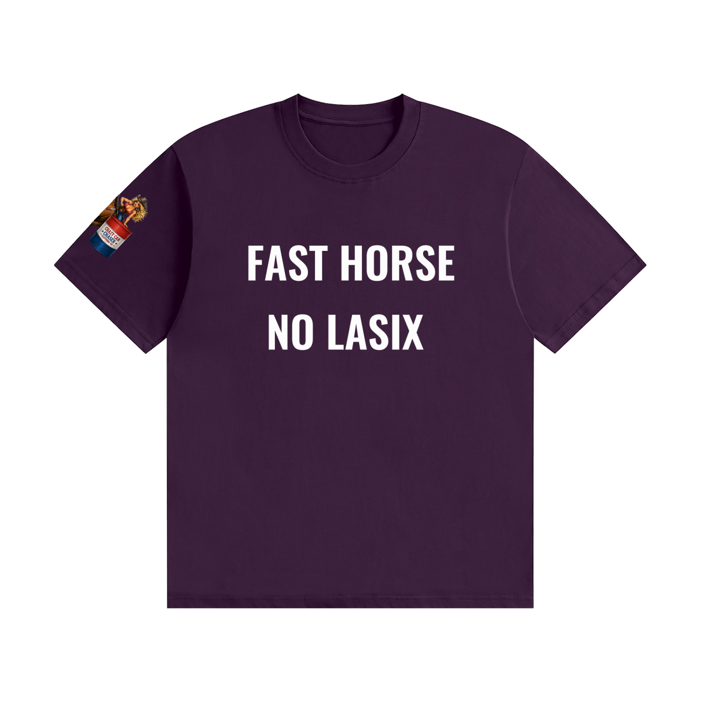 FAST HORSE Unisex Seamless Cotton T-Shirt