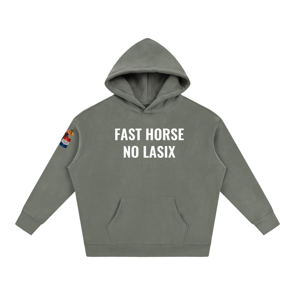 FAST HORSE Oversize Fleeced Hoodie