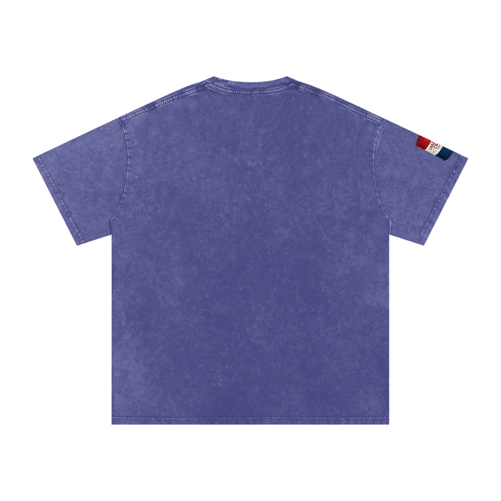 That's Weird Snow Washed Oversized Cotton T-Shirt