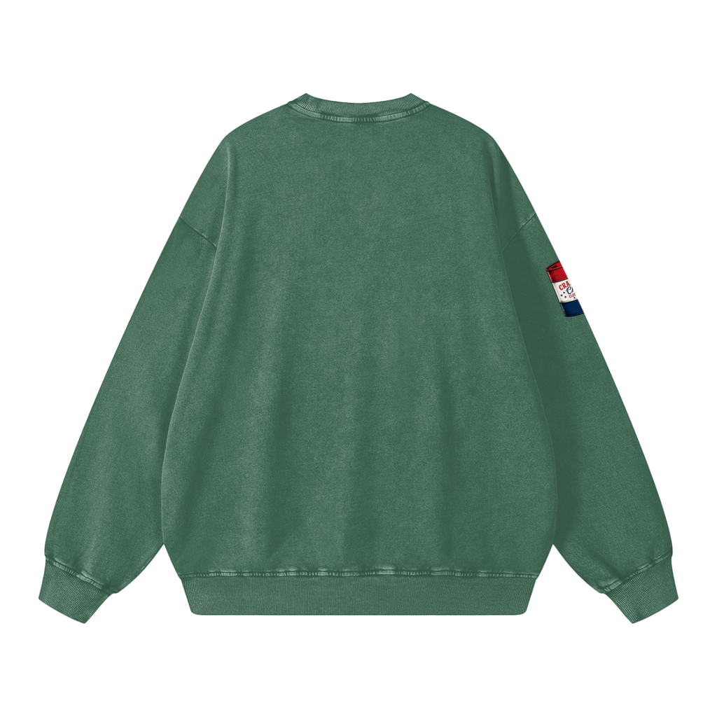 Horse I Rode In On Snow Washed Oversized Sweatshirt