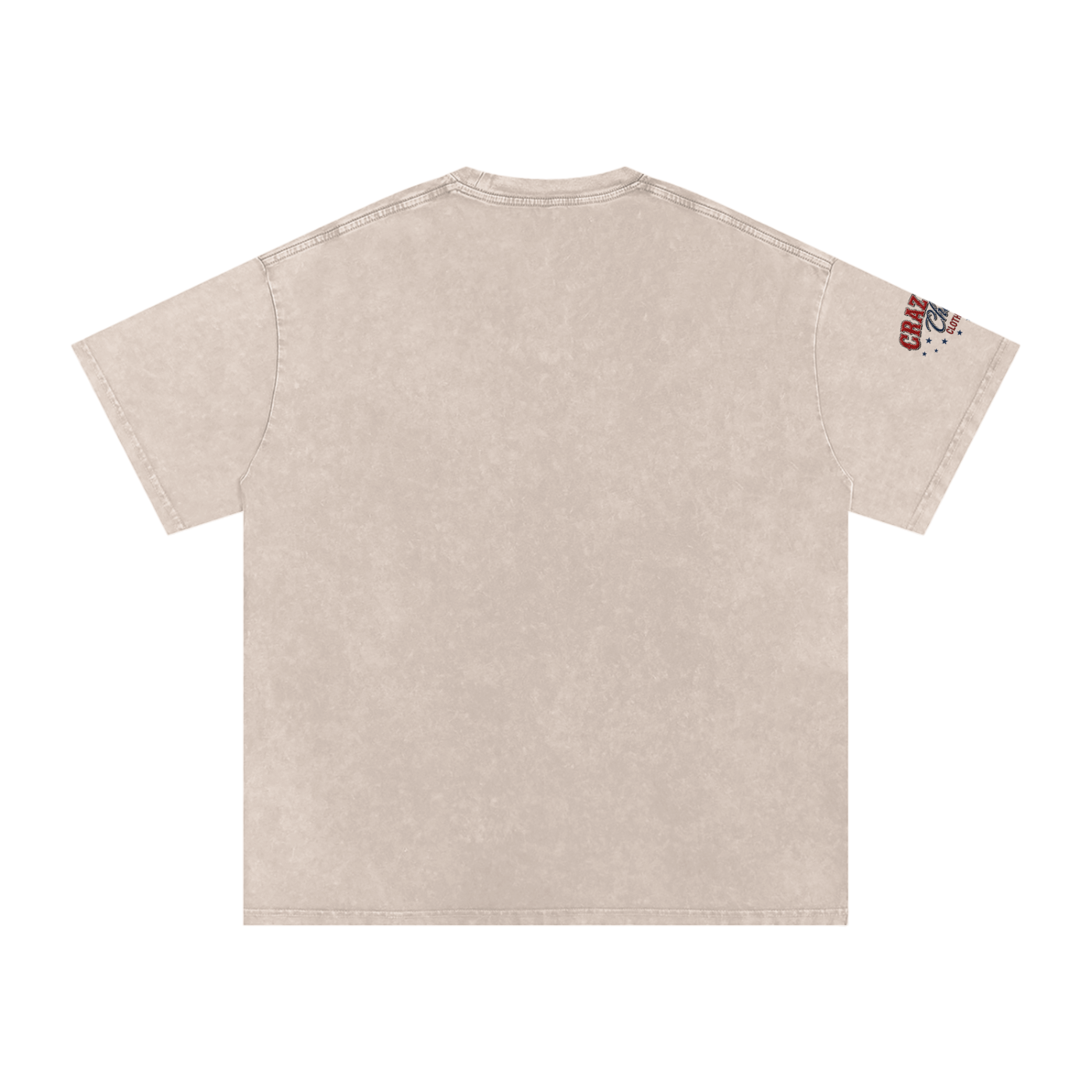 LIKE A BARREL HORSE Snow Washed Oversized Cotton T-Shirt
