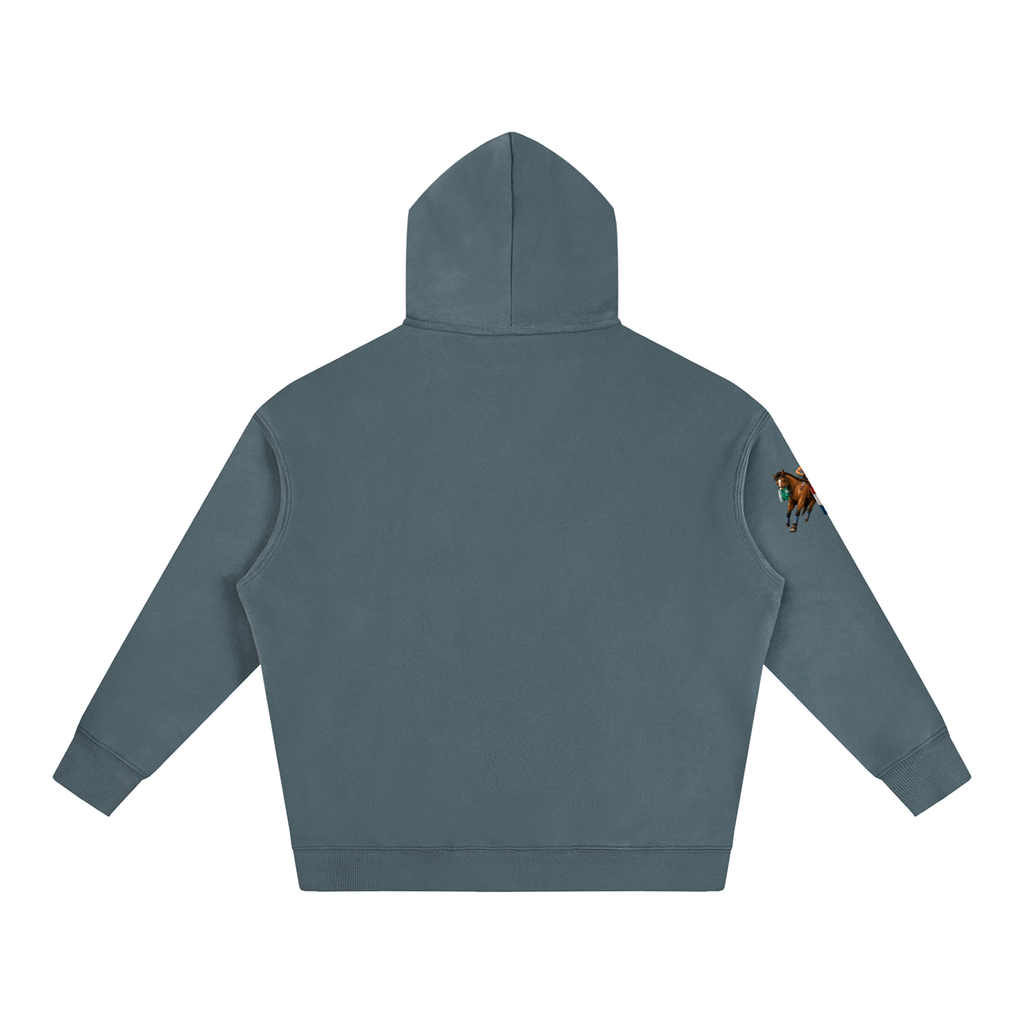 FAST HORSE Oversize Fleeced Hoodie