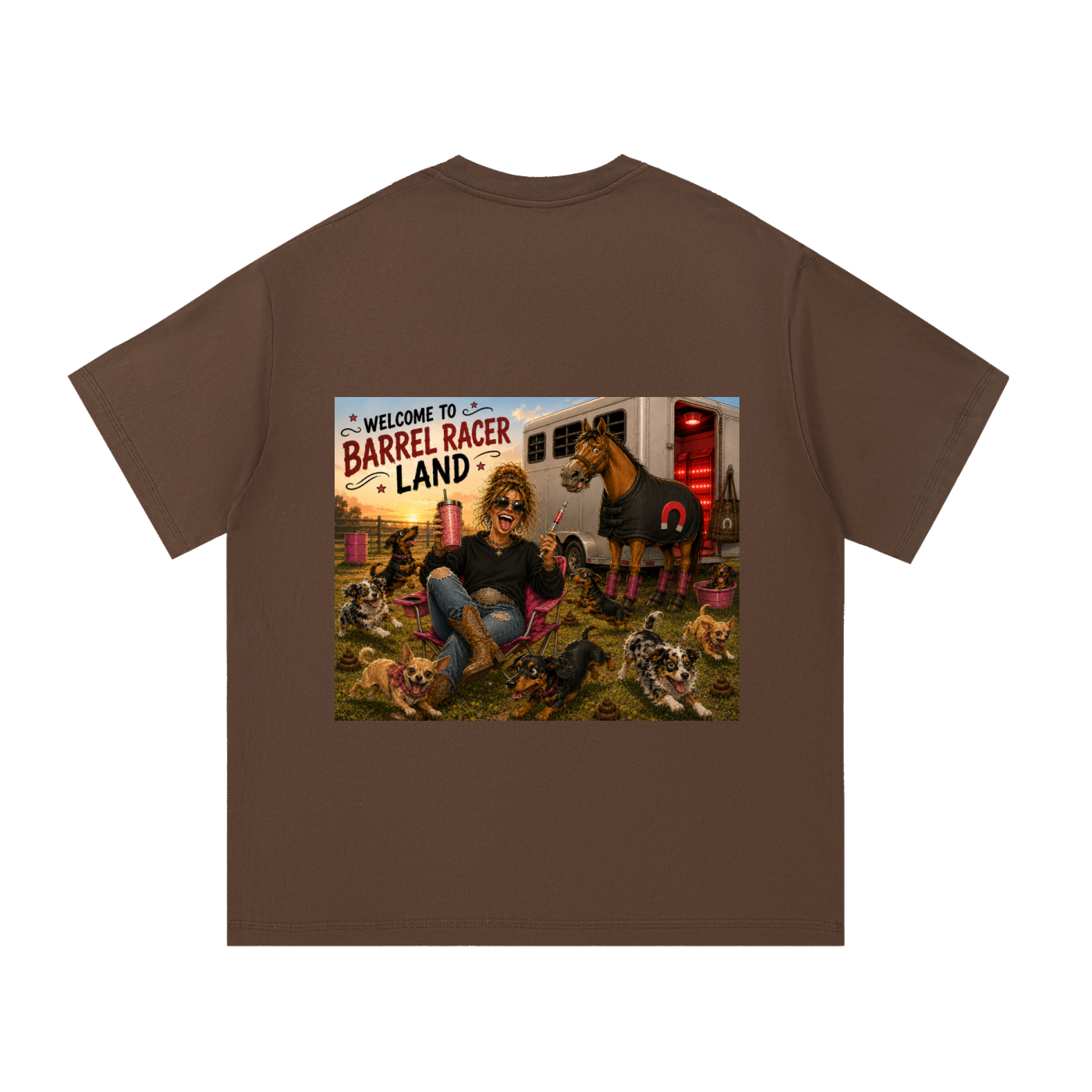 Barrel Racer Cotton T-Shirt