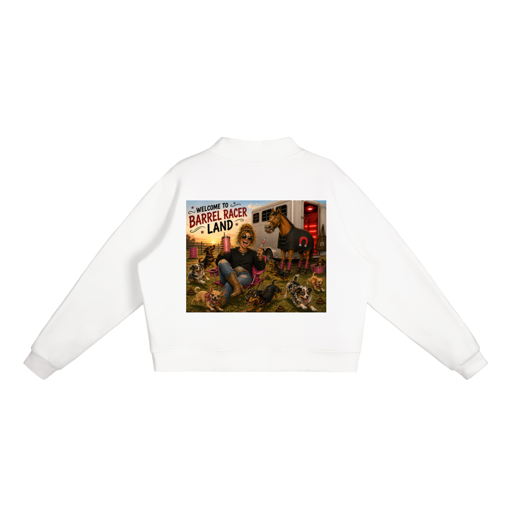 CCC Essential Fleece Mock-Neck Crew Sweatshirt
