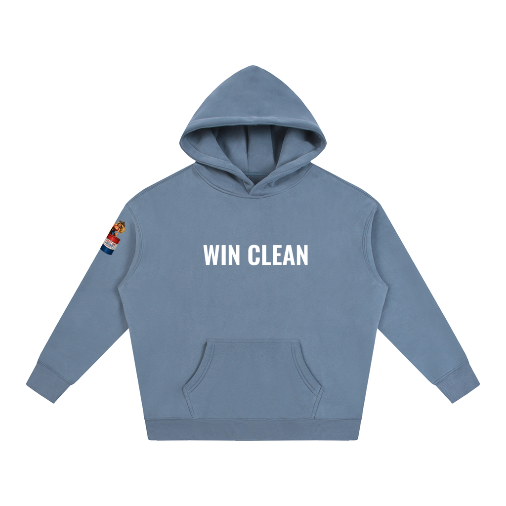 WIN CLEAN Oversize Fleeced Hoodie