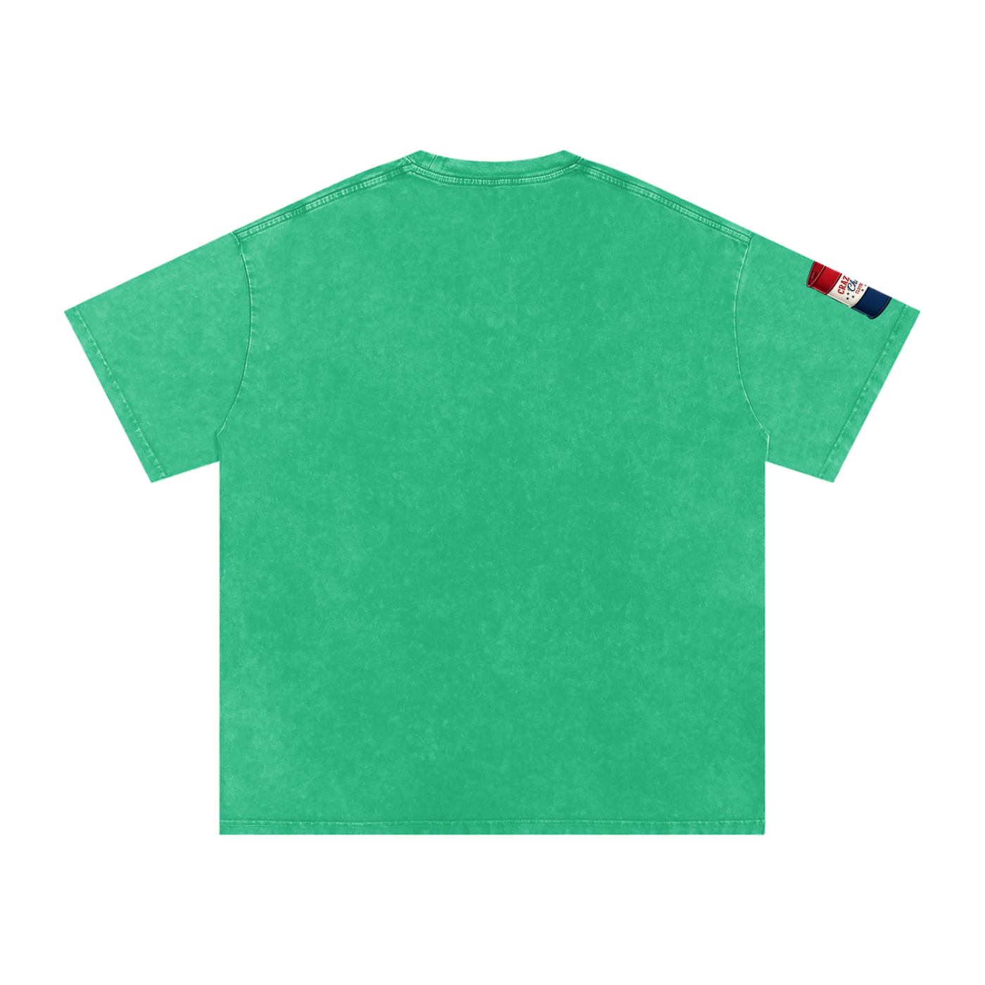 LOOK WHO Snow Washed Oversized Cotton T-Shirt